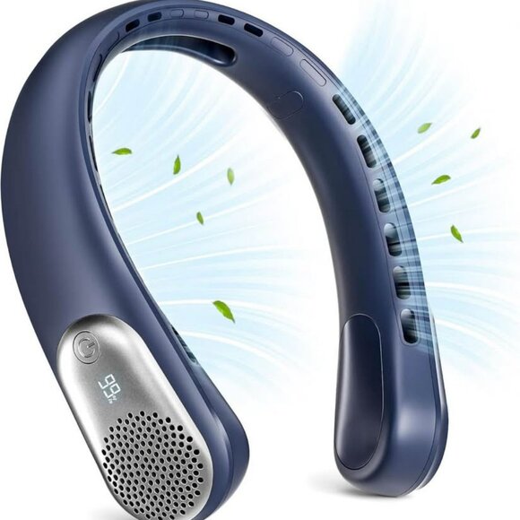 NEW 360° Rechargeable Cooling Bladeless Personal Fan with LED Display, 4000 mAh - Picture 1 of 7